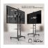 Onkron TS1891 výškovo nastaviteľný mobilný stojan pre TV 50"-90" s policami, čierny, VESA max 800x60  + doručenie zadarmo 