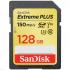 SanDisk Extreme Plus SDHC 128GB Class 10 UHS-I U3 V30 (r150MB,w60MB)