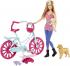 Mattel Barbie Cyklistka a psí akrobati