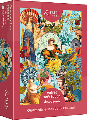 Trefl Trefl Velvet Soft-Touch puzzle 500 UFT - Pilar Cucci: Karanténne nálady 37419