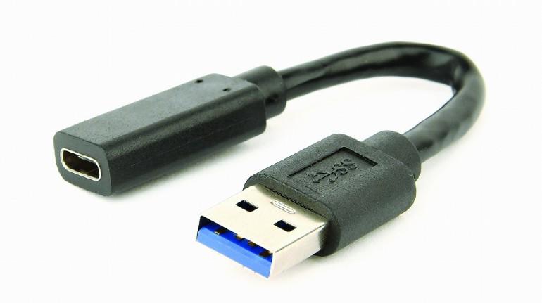 Gembird USB-C USB A kábel 10cm A-USB3-AMCF-01
