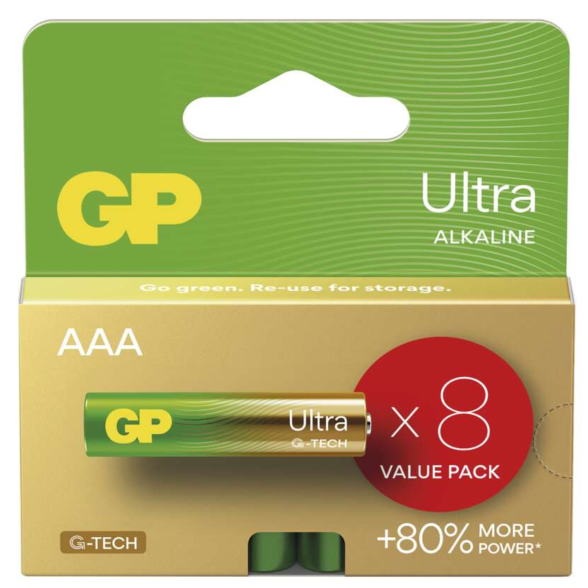 GP Ultra LR03 (AAA) 8ks B02138