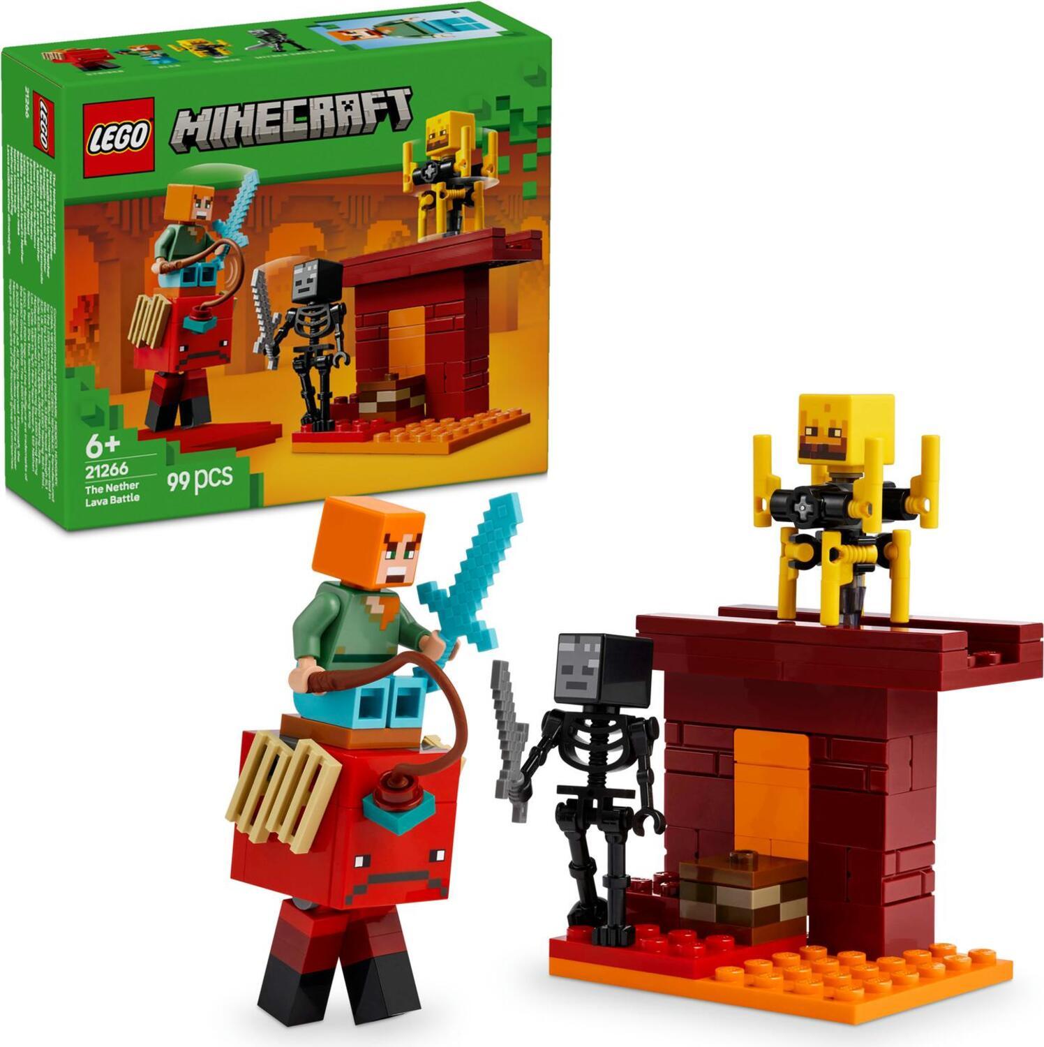 LEGO® LEGO® Minecraft®  21266 Lávová bitka v Netheri 2221266