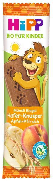 HiPP BIO Tyčinka Müsli Jablko-Broskyňa 20 g, 1+ DA31366-02