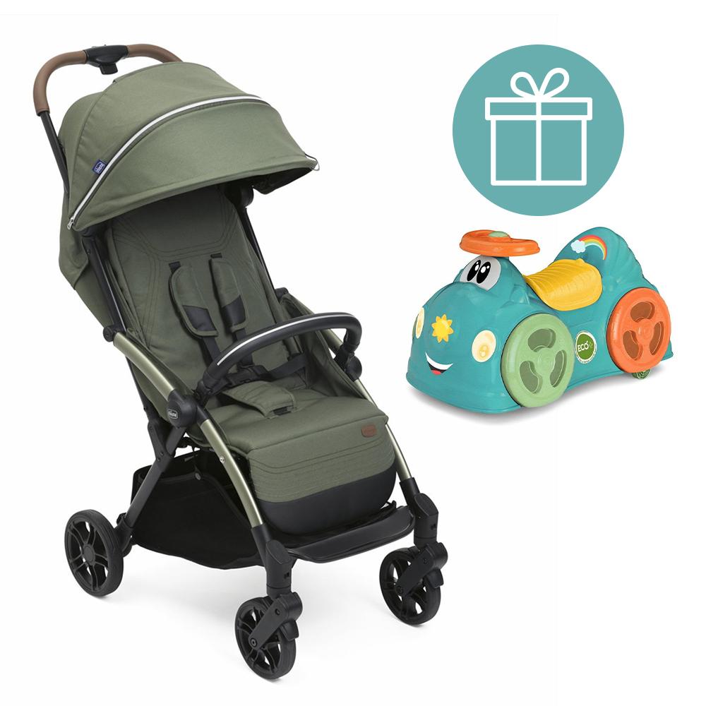 CHICCO Kočík športový Goody Xplus - Twinkle Green + odrážadlo Chicco All around ZADARMO VP-F184794