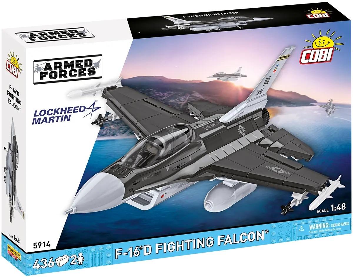 Cobi Cobi 5914 Armed Forces F-16D Fighting Falcon, 438 k, 1 f CBCOBI-5914