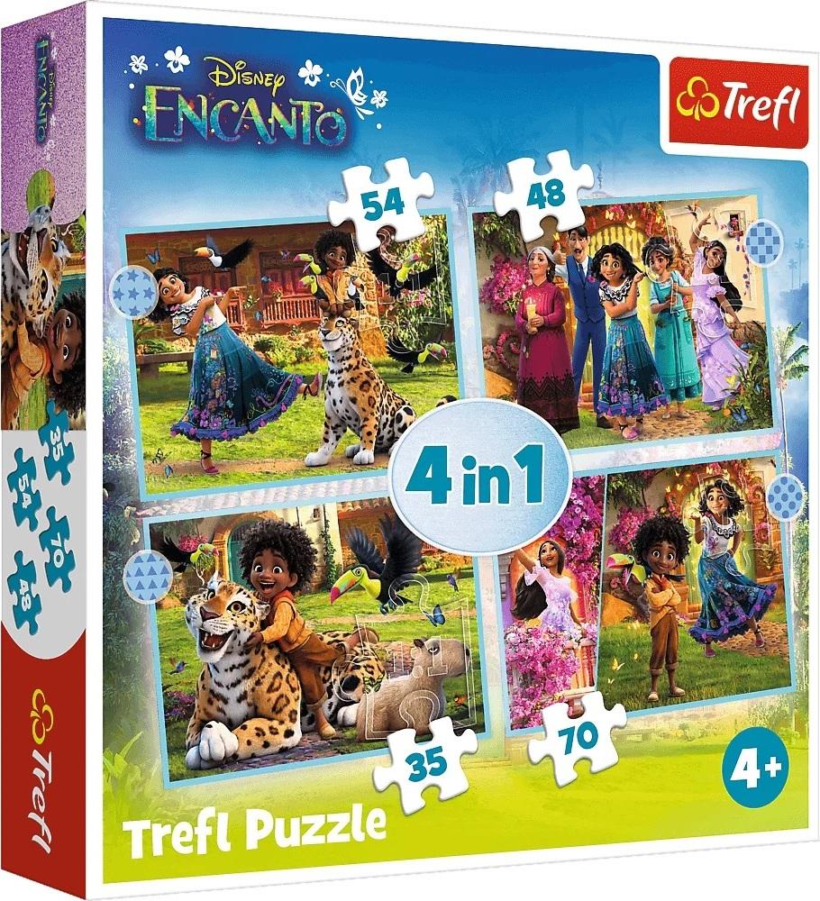 Trefl Trefl Puzzle 4v1 Encanto 34615