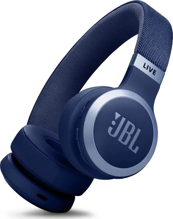 JBL Live 670NC modré LIVE670NCBLU - Bezdrôtové slúchadlá na uši so skutočne adaptívnym potlačením hluku