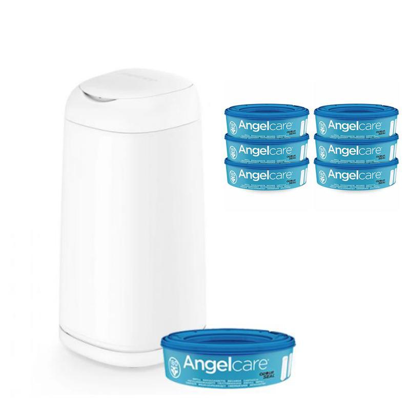 ANGELCARE Kôš na plienky Dress Up + 1 kazeta + náhradné kazety 6 ks VP-F137021