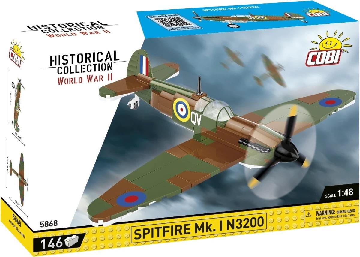 Cobi Cobi II WW Supermarine Spitfire Mk. I N3200 (WM), 1:48, 146 k CBCOBI-5868
