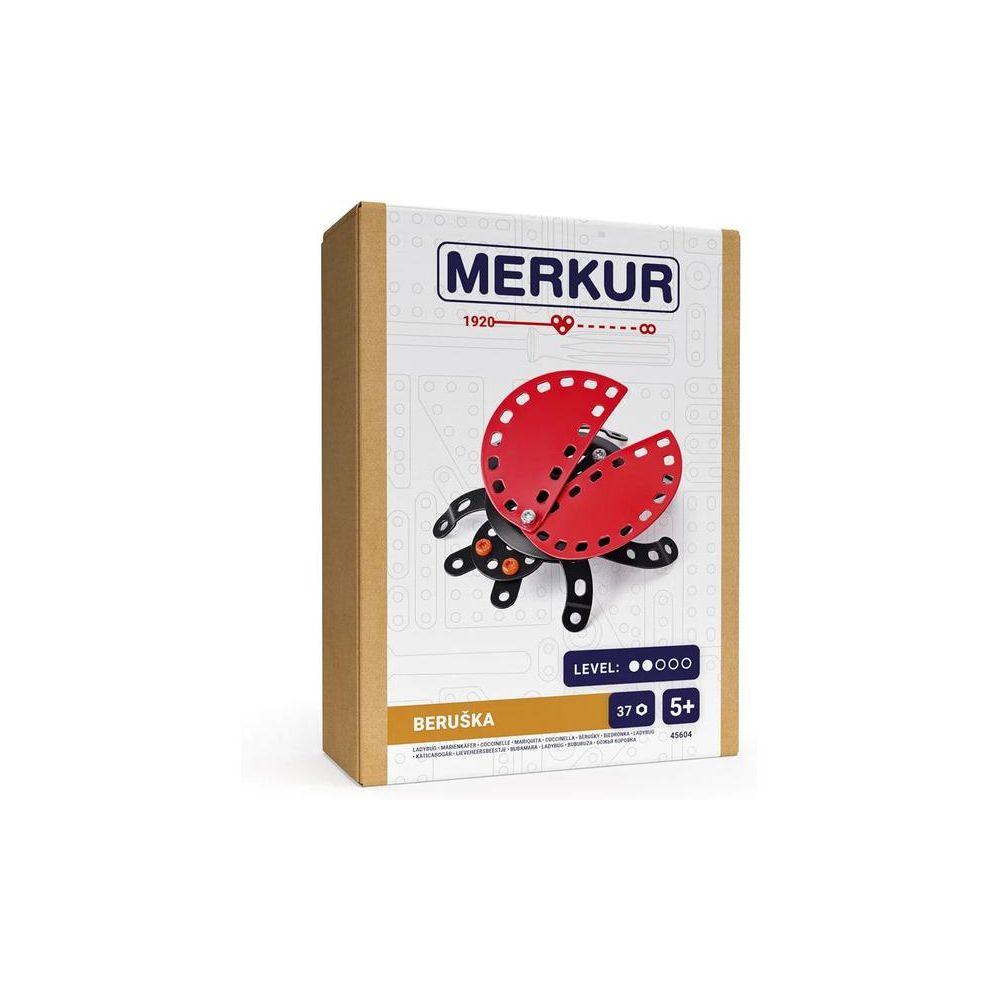 Merkur Lienka 37ks v krabici 13x18x5cm 34000048 - Kovová stavebnica
