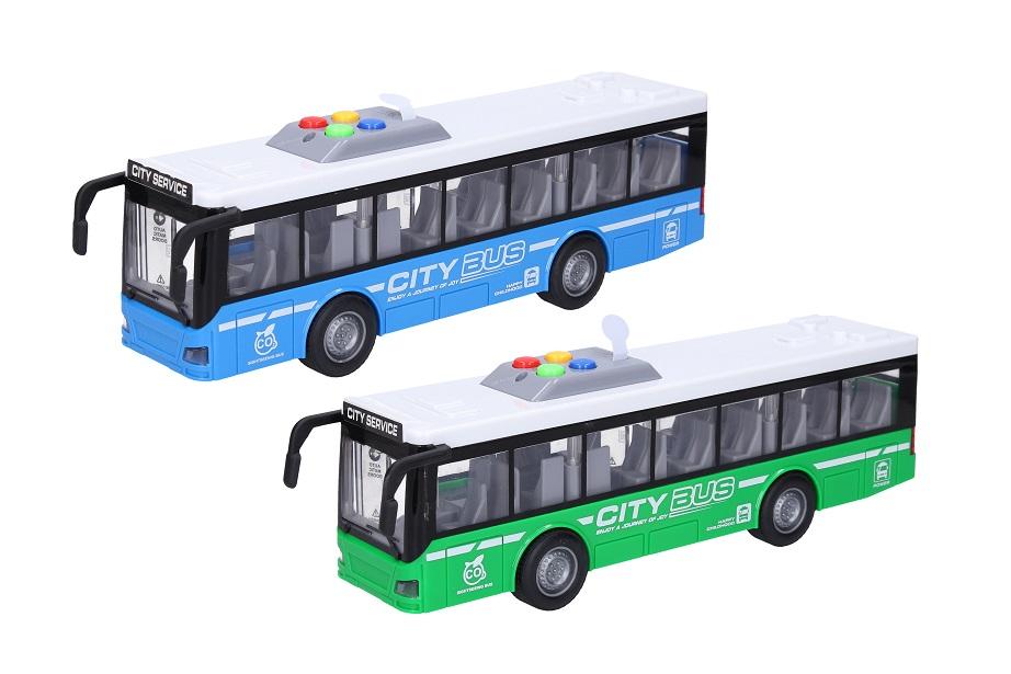Wiky Autobus s efektmi 27cm - modrý 032980