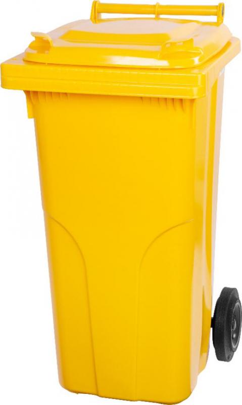 Strend Pro 254407 - Nádoba MGB 240 lit, plast, žltá, popolnica na odpad