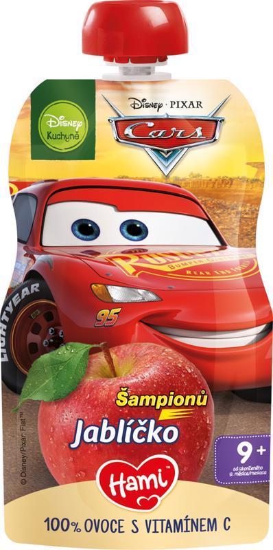 HAMI Kapsička ovocná Disney Cars Jabĺčko 110g, 9+ 170009