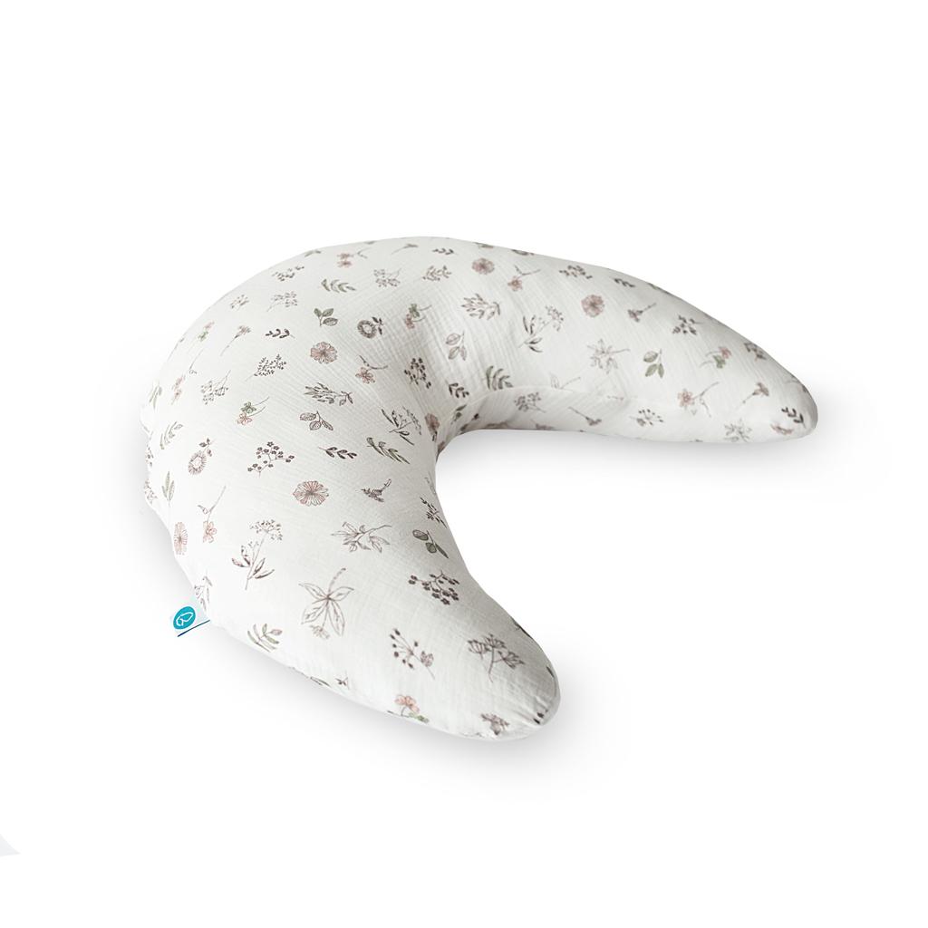 CEBA BABY Polštář kojicí HUGGY (150x60x37) Basic Mušelín Small Twigs W-709-000-829
