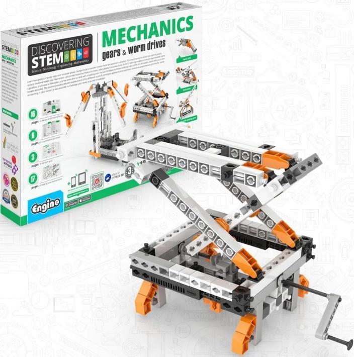 Engino Engino STEM MECHANICS: Prevody a závitovkové prevodovky STEM05