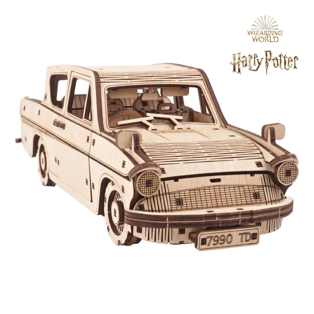 UGEARS 3D drevené mechanické puzzle Harry Potter Lietajúci Ford Anglia UG70102