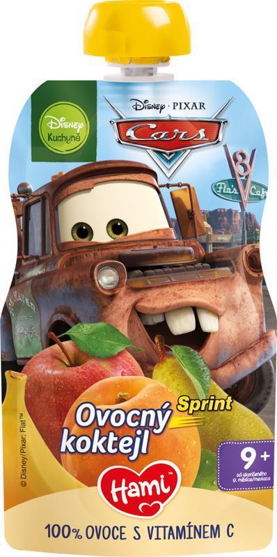 HAMI Kapsička ovocná Disney Cars Ovocný koktail 110g, 9+ 170130