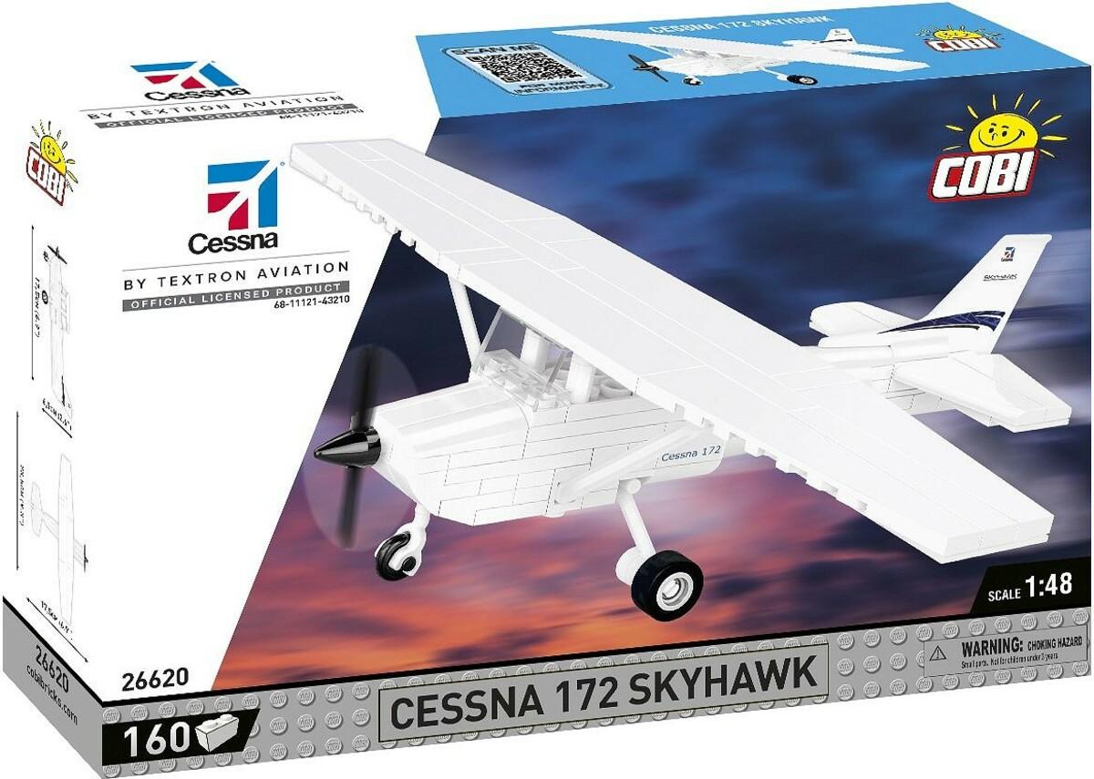 Cobi Cobi Cessna 172 Skyhawk-white, 1:48, 160 k CBCOBI-26620