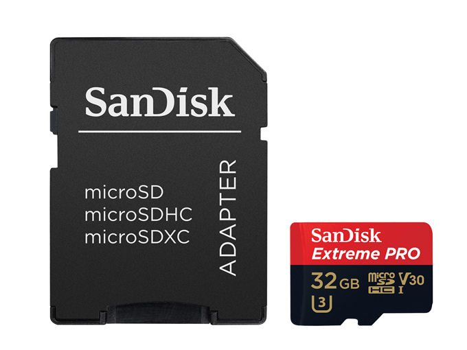SanDisk Extreme Pro MicroSDHC 32GB A1 Class 10 UHS-I V30 (r100/w90) 173427