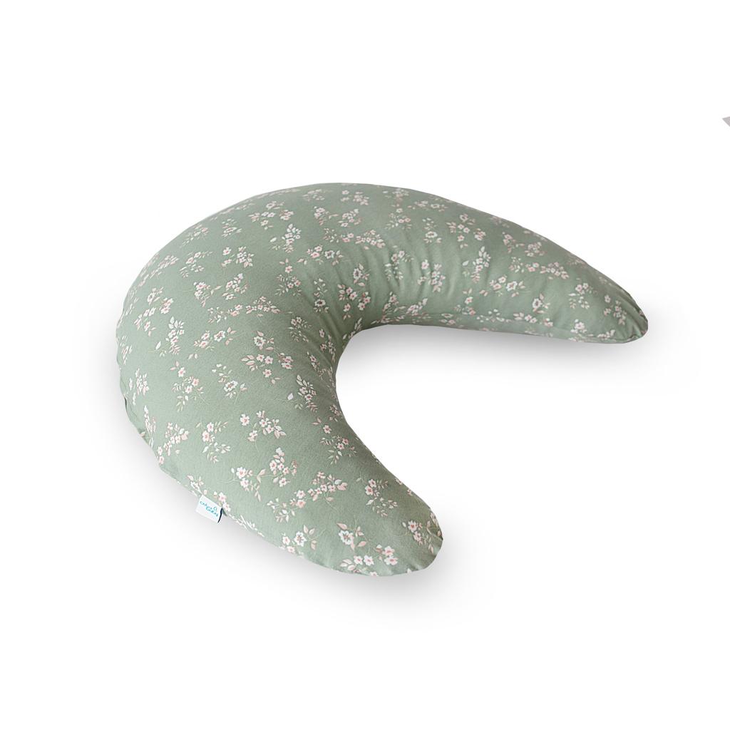 CEBA BABY Polštář kojicí HUGGY (150x60x37) Basic Žerzej Green Meadow W-709-000-826