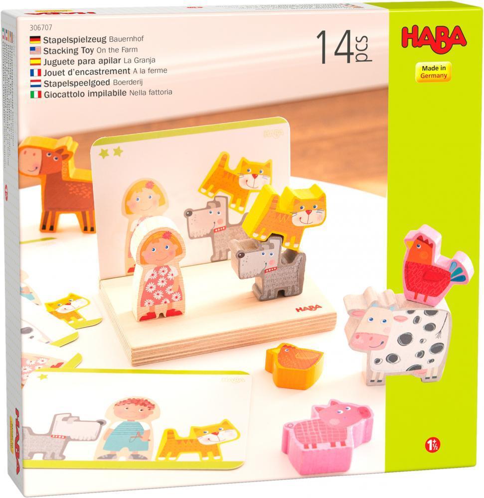 Haba Haba Drevená hra na priestorové usporiadanie Na farme s predlohami od 1,5 roka 1306707001