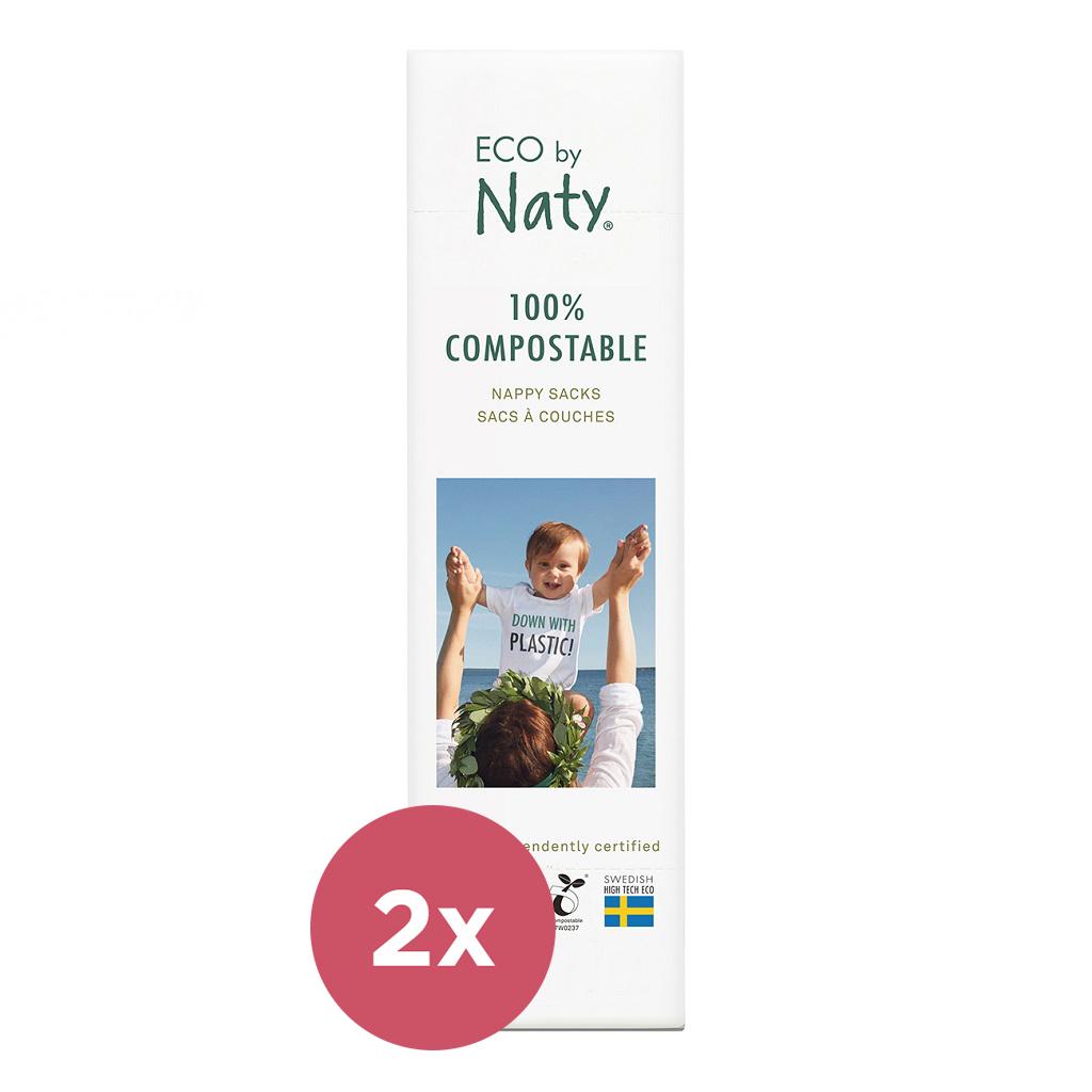 2x ECO BY NATY Vrecká na použité plienky (50 ks) VP-F157942
