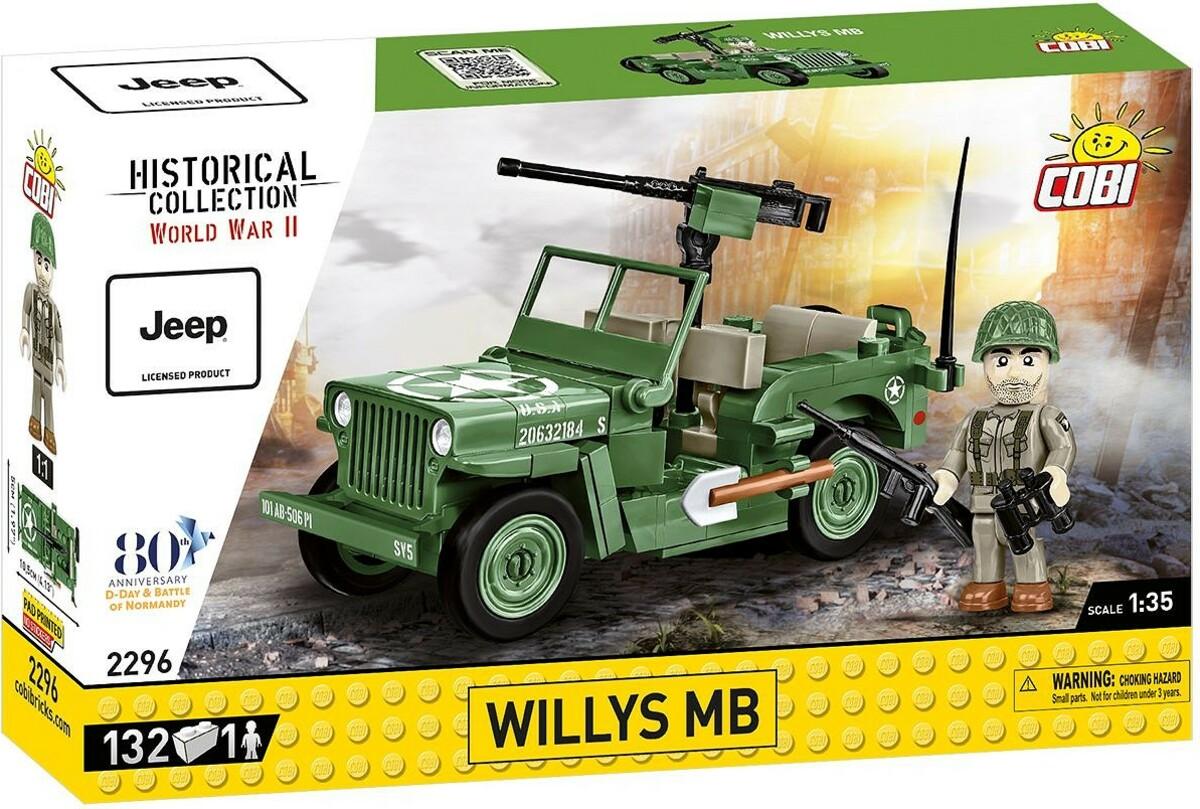 Cobi Cobi Willys MB & M2 delo, 1:35, 150 k, 1 f CBCOBI-2296