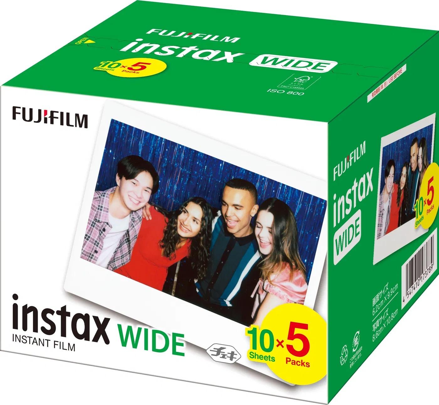 Fujifilm Wide FILM 50 70100149921 - Fotopapier určený pre fotoaparáty Instax WIDE 50ks