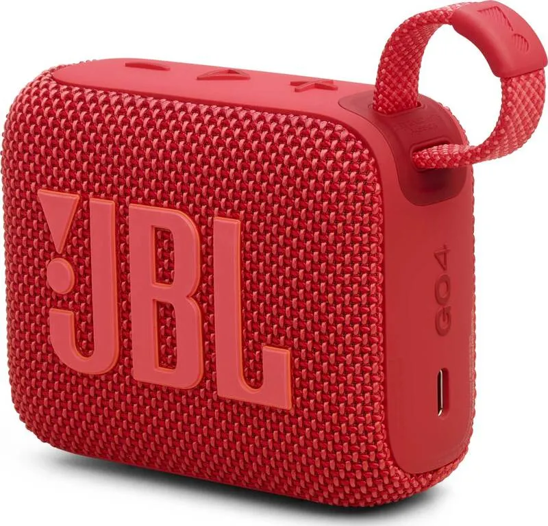 JBL GO4 červený JBLGO4RED - Prenosný vodotesný bezdrôtový reproduktor
