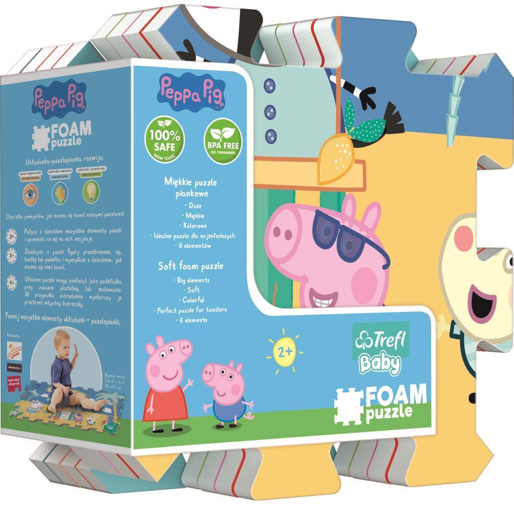 Trefl Trefl Penové puzzle  Peppa Pig leto 61363