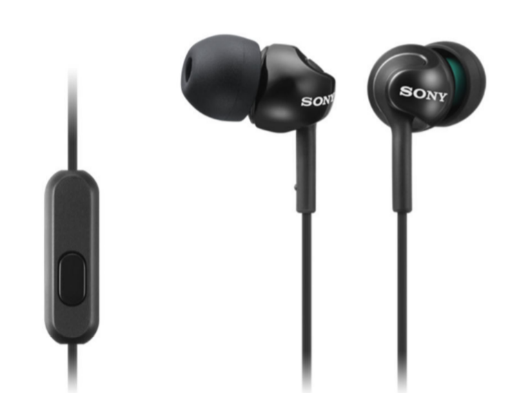 Sony MDR-EX110AP čierne MDREX110APB.CE7 - Slúchadlá do uší s mikrofónom