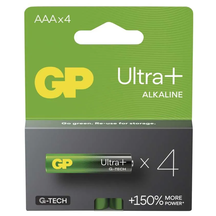 GP Ultra Plus LR03 (AAA) 4ks B03114