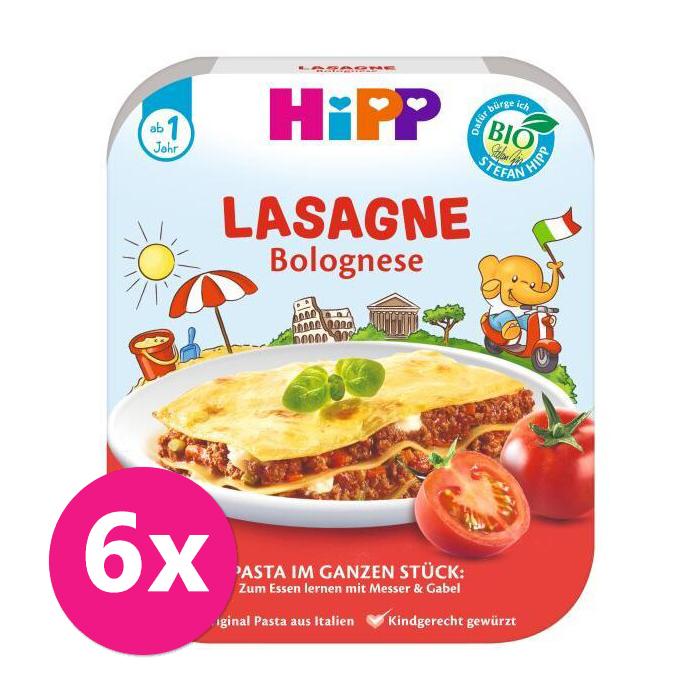 6x HiPP BIO Bolonskej lasagne od 1 roka, 250 g VP-F165668