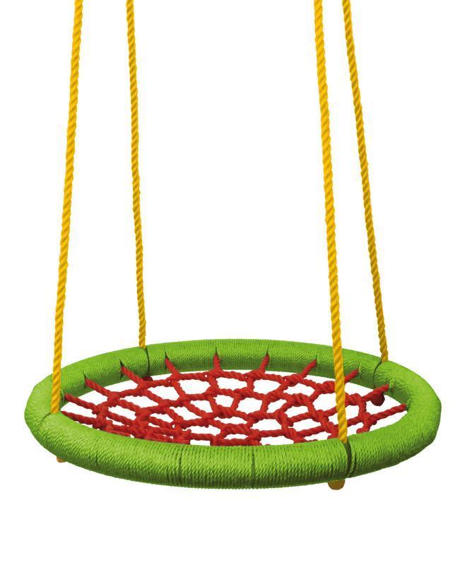 Woody Woody Hojdací kruh (priemer 83 cm) - zeleno červený OLP102191412