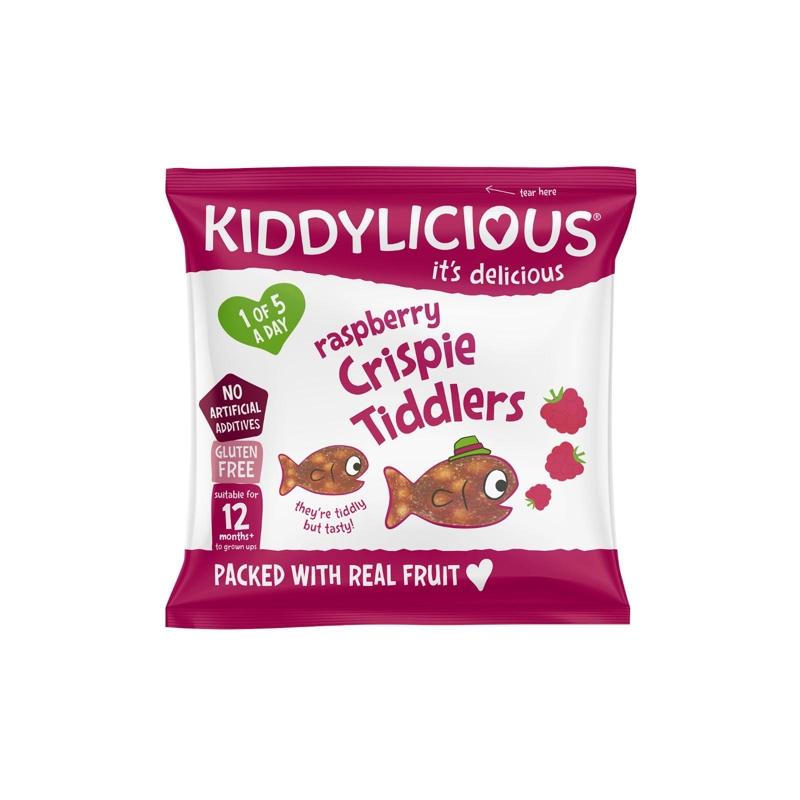 KIDDYLICIOUS Chrumkavé malinové rybičky 5060040259207