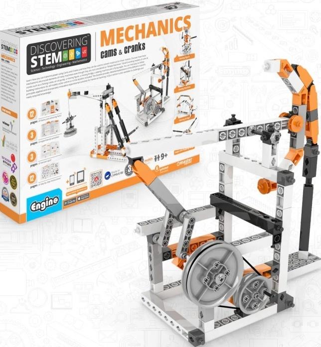 Engino Engino STEM MECHANICS: Vačky a kľuky STEM04