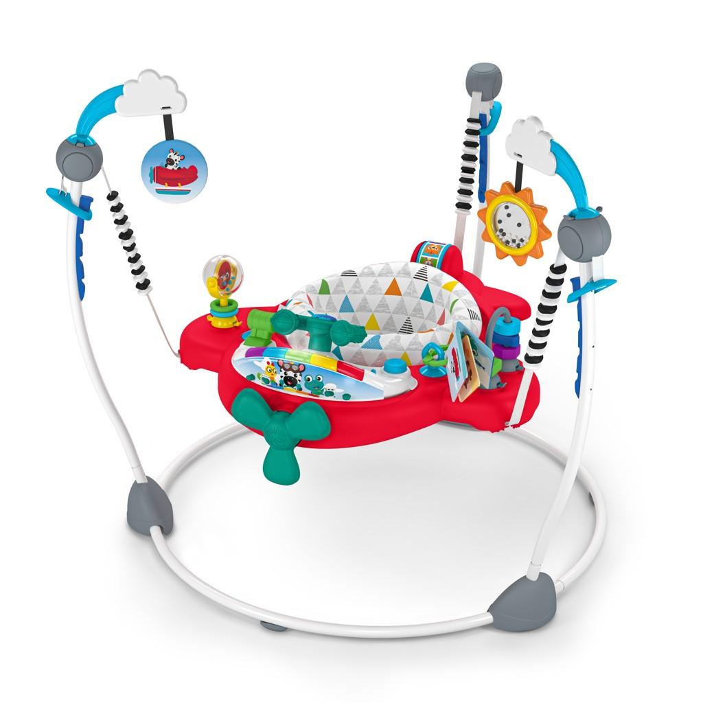 BABY EINSTEIN Skákadlo/aktívne centrum 2v1 Ocean Explorers Airplane Adventure™ 6m+ do 12 kg 11710-1