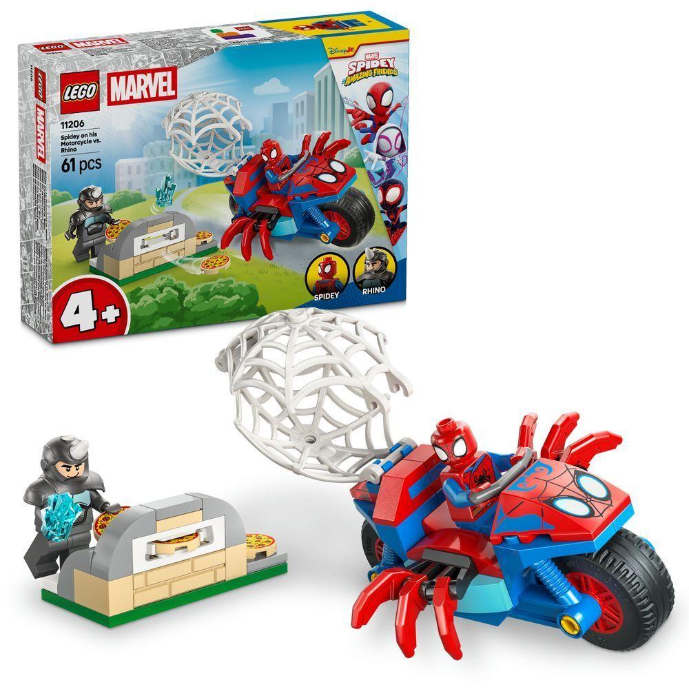 LEGO LEGO® Marvel 11206 Spidey na motorke vs. Rhino 2211206