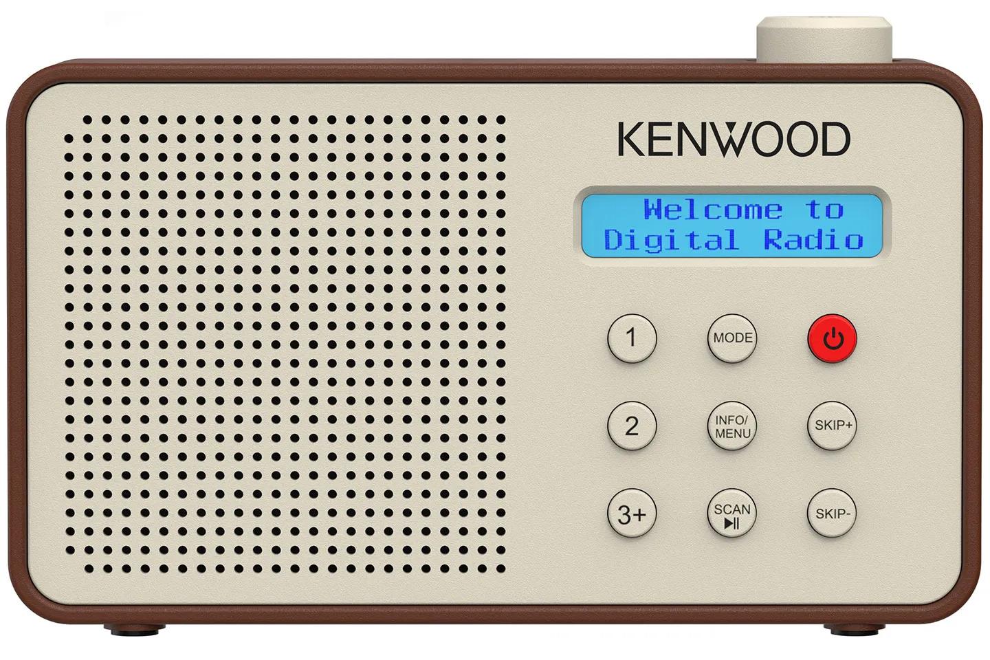 Kenwood CR-M25DAB-T béžové (moka) CR-M25DAB-T - Rádio s DAB+ tunerom, Bluetooth