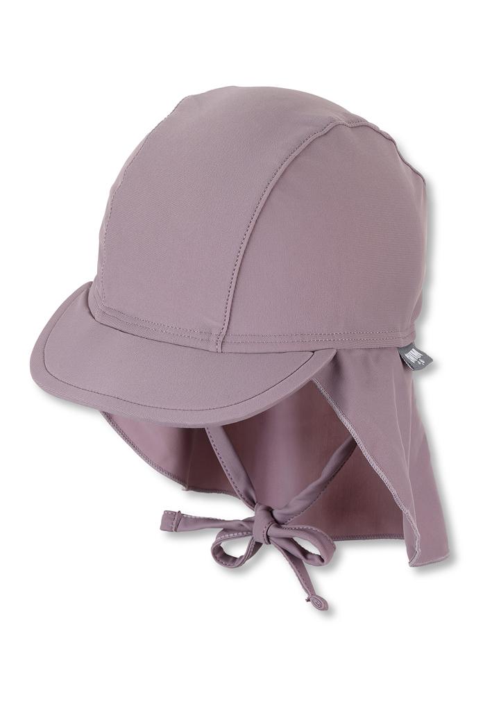 STERNTALER Šiltovka do vody s ochranou krku na zaväzovanie fialová dievča- 47 cm 9-12 m 2502098-650-47