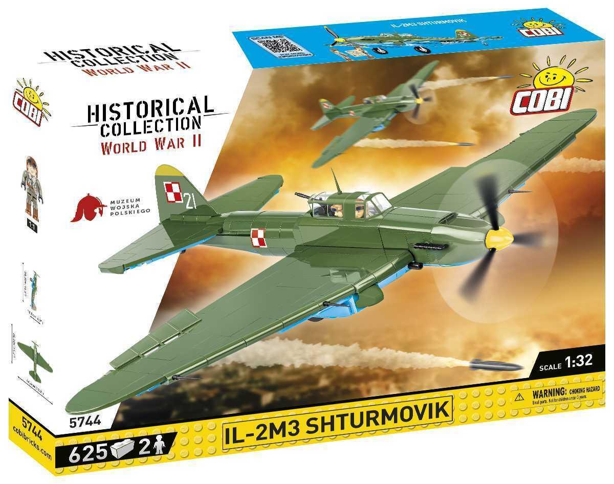 Cobi Cobi 5744 II WW Iljušin Il-2 Šturmovik, 1:32, 636 k, 2 f CBCOBI-5744