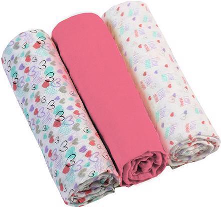 BABYONO Plienky mušelínové Super soft 3 ks ružové 348-02-BO