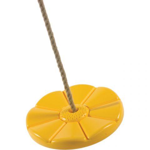 TOPGARDEN Hojdací disk kvet žltý