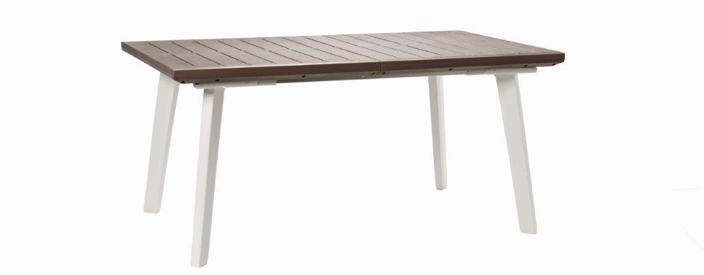 Keter Harmony rozkladací biely / cappuccino 610308