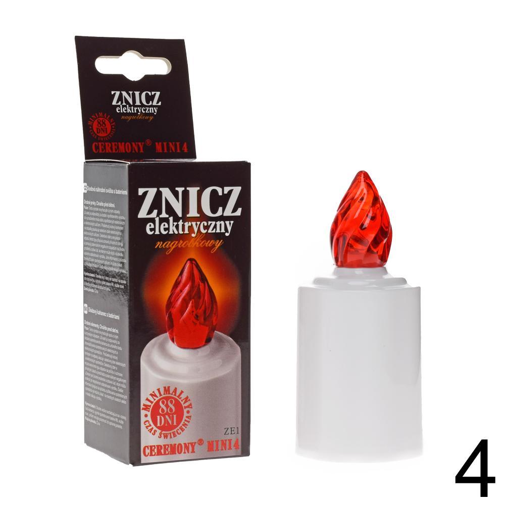 Kahanec svetelný ceremony ZE1 mini 2xR6 AA červené svetlo 89681C