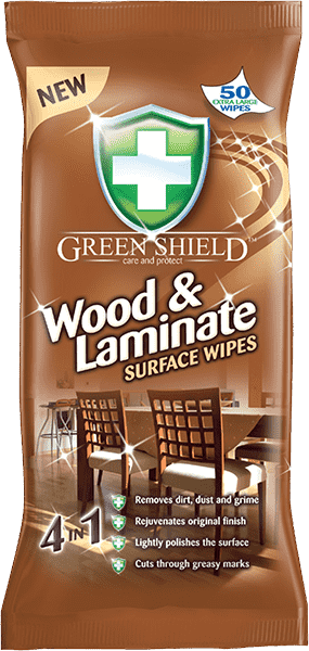 Green Shield Vlhčené čistiace utierky na drevo a laminát 50ks 196316