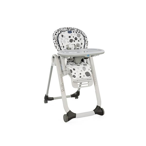 CHICCO Stolička jedálenská Polly Progres5 - Anthracite 79336.0699