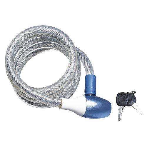 Strend Pro ZOLI 8732 252205 - Zámok na bicykel, priemer 8 mm x 100 cm, 2x kľúč
