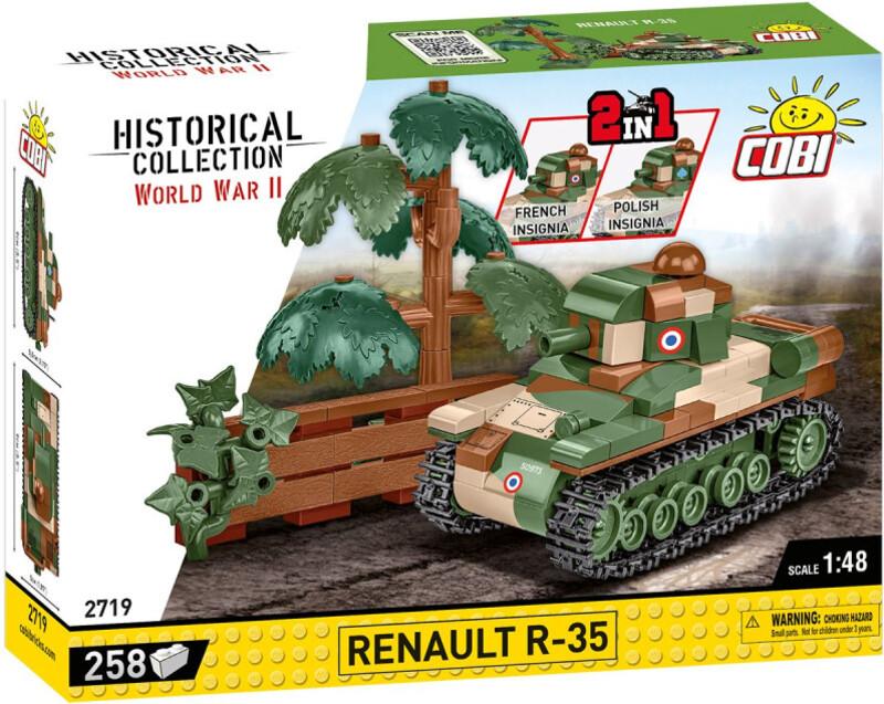 Cobi Cobi II WW Renault R-35, PL/FR 2 v 1, 1:48, 258 k CBCOBI-2719